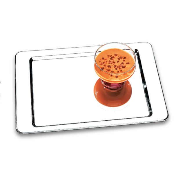 Bandeja Atina em Aço Inox 40cm x 28cm 1420140 Brinox-a586d360-fa37-482a-94d5-ba5a58d8db80