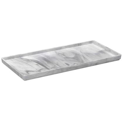 Bandeja New Square Slim Retangular Para Banheiro 27cm Mármore 10460/0480 Coza-f6d08b42-dc34-400c-98af-c6a70946081f
