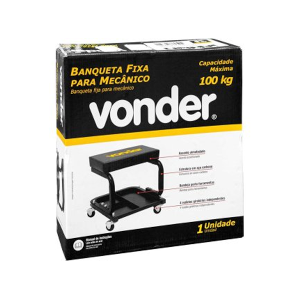 Banqueta Fixa Almofadada para Mecânico 3579110000 Vonder-660b8be9-55c1-46a1-b856-7db17fe2d739
