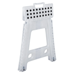 Banqueta Plástica Dobrável Branca 45cm 931993 Kala