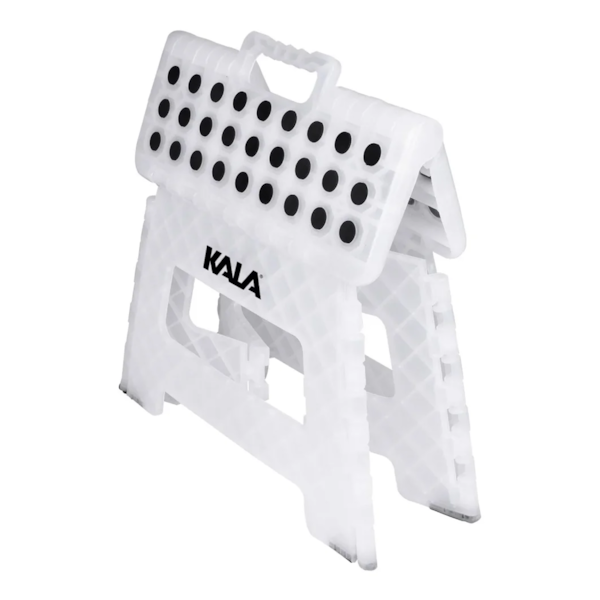 Banqueta Plástica Dobrável Branca PP 22cm 150kg 403628 Kala-72dc1753-4593-4e5f-ac48-f465d4030a72
