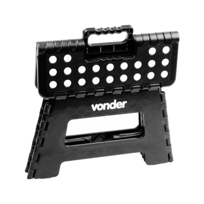 Banqueta Plástica Dobrável Preta 220 mm 3540022002 Vonder-5fd25151-e76e-4026-8139-1f9f28dbd6c3
