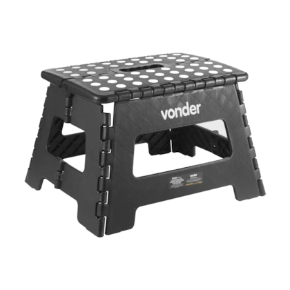 Banqueta Plástica Dobrável Preta 220 mm 3540022002 Vonder-b58e2775-0790-417a-80d2-5ec8ca256b61