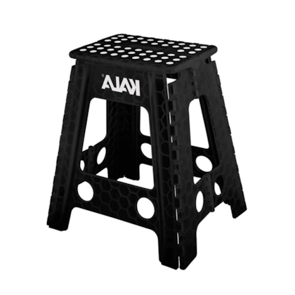 Banqueta Plástica Dobrável Preta 45cm 328811 Kala-7c606b02-a315-4b84-aad8-45380719836d