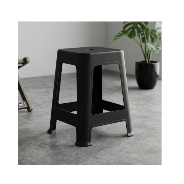 Banqueta Polipropileno Preto Itacaré 70661707 Belfix-bb6537ec-aad2-4d55-8e9e-c9e5fc334e88