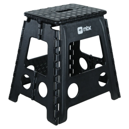 Banqueta Step Two Dobrável para Camping 150kg Preto 336002 Nautika-f3f0d651-8101-44ea-a246-711d580832f7