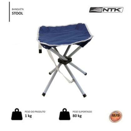 Banqueta Stool Dobrável Azul 290100-AZ Nautika-f38772dc-cf8c-42d1-a749-eef3918f671f