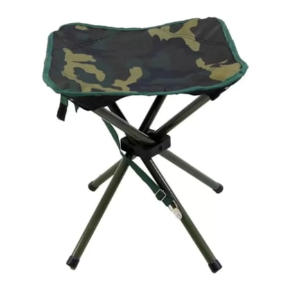 Banqueta Stool Dobrável Camuflado 290100-CM Nautika