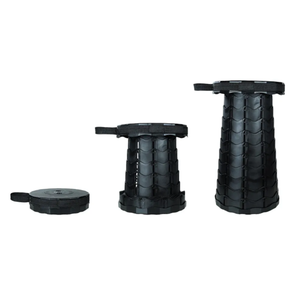Banqueta Telescópica Compacta Izy Até 120Kg Ajustável Preta 290108VMPR Nautika-d9b65e48-c515-4dda-8dc6-dec0efe7d85e