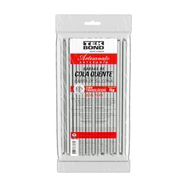 Barra de Cola Quente Fina Translúcido Pct. 1Kg 208474 Tekbond-3a2df71f-e95d-49f4-b0ee-44a128ce80b9