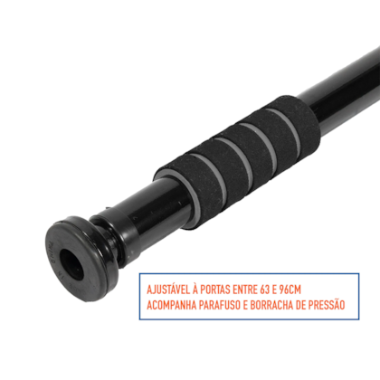 Barra De Porta Ajustável Com Pegada Suave Em Espuma Cinza T142-P Acte Sports-304ff83a-3d9f-49e0-8ed2-60f2b0f34f4d