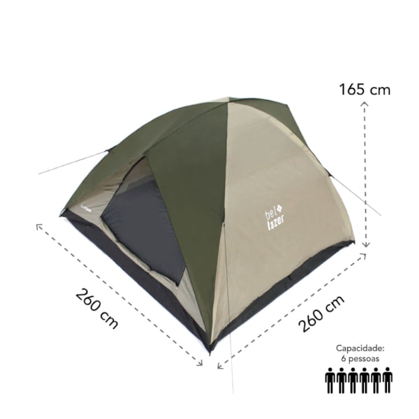 Barraca Bel Araguaia  Alta Premium 6 Pessoas 101902 Belfix-419294ac-d5be-4a82-8bcb-316192d0ffa7