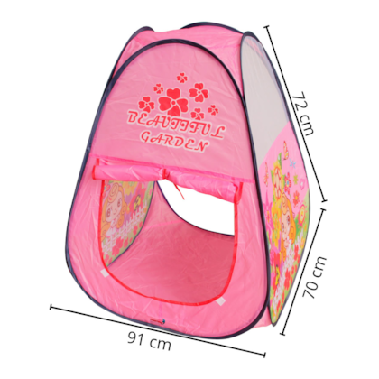 Barraca Dobrável Infantil Rosa 72x 91 x70 cm  Importway-aefb4612-5781-42e4-8d93-e55ffc8f8d59