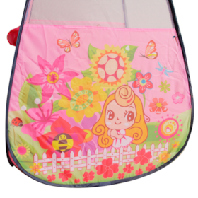 Barraca Dobrável Infantil Rosa 72x 91 x70 cm  Importway