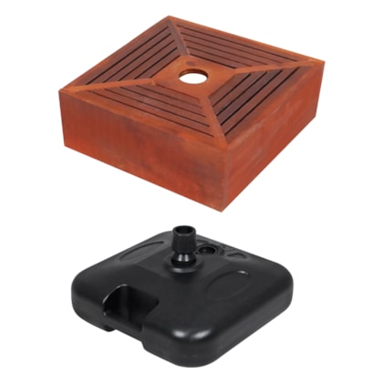 Base Para Ombrellone/Guarda-Sol 20Kg Quadrada Revestida em Madeira 16471 Bel Fix-0cfdb5b2-c21b-41a6-93e2-2985bce9e013