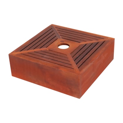 Base Para Ombrellone/Guarda-Sol 20Kg Quadrada Revestida em Madeira 16471 Bel Fix-93559561-f73f-45aa-9c89-ffcc6c1d9b46