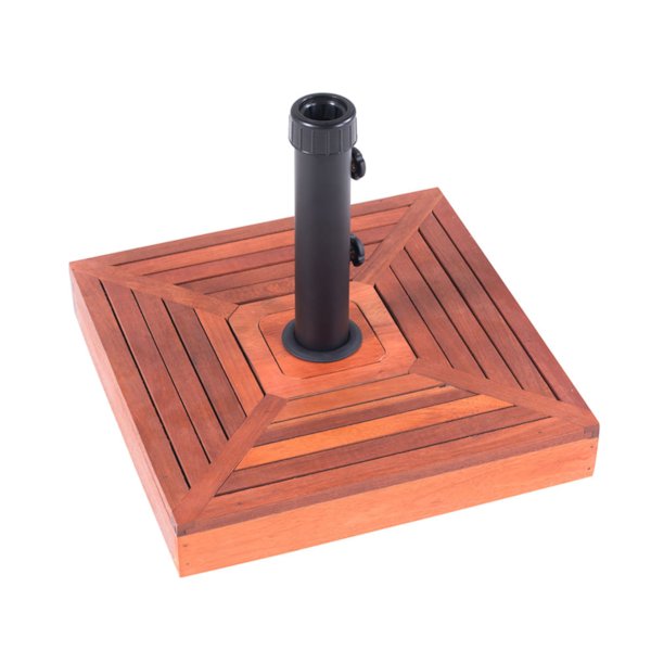 Base para Ombrelone Quadrada em Concreto com Revestimento de Madeira 25 Kg 16400 Bel Fix-aabccf6d-bd27-4787-a39c-8fde75a9ee2e