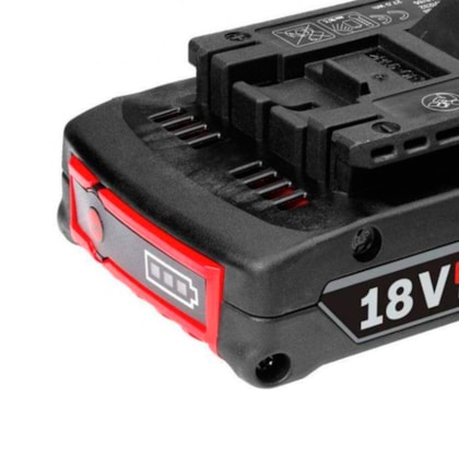 Bateria 18V 2,0Ah com indicador de carga Lítio GBA Li-Ion Bosch