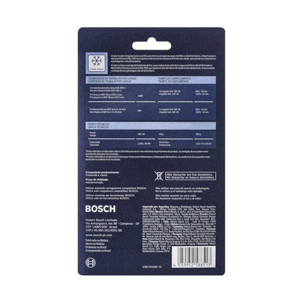 Bateria GBA 18V 2.0Ah 1607A350MA Bosch-cc31723a-ba23-462a-aa48-f9e48a66ace8