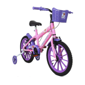 Bicicleta Aro 16 Rosa Mormaii 2010701040701-057 Free Action