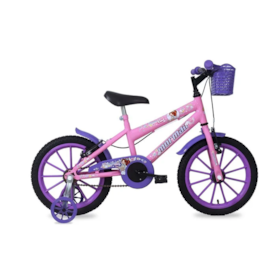 Bicicleta Aro 16 Rosa Mormaii 2010701040701-057 Free Action