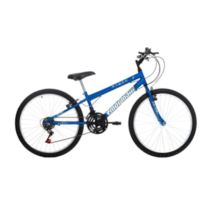 Bicicleta Aro 24 Mormaii Storm Azul com 18 Marchas FREE ACTION