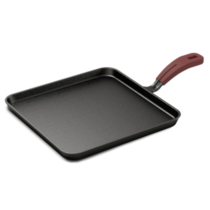 Bifeteira TVT Chapa Lisa em Ferro Fundido Para Forno e Fogão 26x26cm 1,2L 8379 MTA-89859dad-0dda-4b72-8703-310f189c68e2
