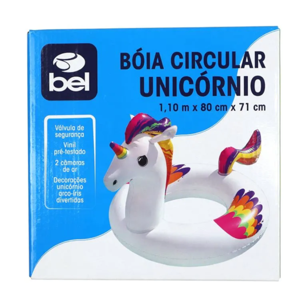 Boia Inflável Circular Infantil Unicórnio 149900 BelFix-b3edb662-c32b-4096-b258-0ee8c6564c88