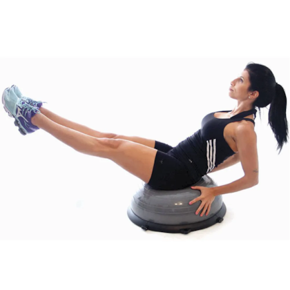 Bola Bosu Pilates Meia Bola Cinza com Extensores T19 Acte Sports-bfae1899-2616-4eda-8b9a-6b5043f68fad