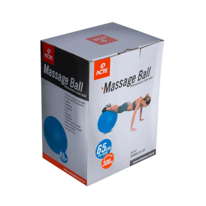 Bola de Pilates Massage Gym Ball 65cm Azul T9-Massage Acte Sports-ff99dad1-1973-44bc-a6be-e768f977c042