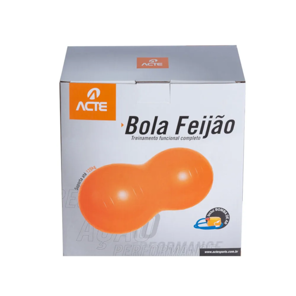 Bola de Pilates Tipo Feijão 90cm Laranja T22 Acte Sports -7730f65a-8720-48fd-a109-5d3287ebb70f