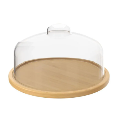 Boleira Prato em Bambu Com Cúpula 26,5cm Coza 40652/3009-51f55cba-0639-4b4f-a91b-6f0e365c7e63