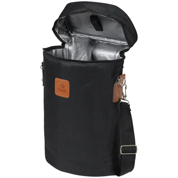 Bolsa Térmica Malbec Preta Para 2 Garrafas 52807 BelFix-2ab98287-bfc7-4482-abf4-64aceb419e1b