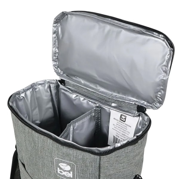 Bolsa Térmica Toscana Cinza Para 2 Garrafas 52708 BelFix-431cbc8e-9b9f-4f84-afc7-59ac56c17645