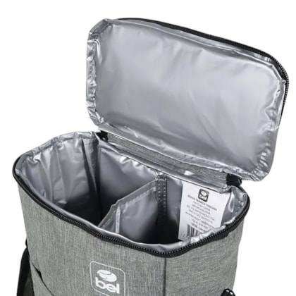 Bolsa Térmica Toscana Cinza Para 2 Garrafas 52708 BelFix-e83a8461-fbf6-469b-b9fc-5a561fbc91d5