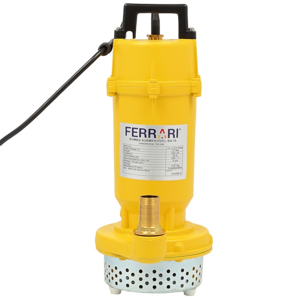 Bomba DÁgua Submersa Para Água Suja 1/2CV BS-16 AAB1040002 110V Ferrari-f4adc475-bc84-4327-aeda-7e4a69c7a557