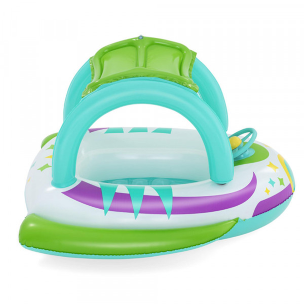 Bote Infantil Inflável Espaçonave Piscina Com Cobertura e Buzina 96500 BelFix-17d51097-7abf-4a27-9c08-dad9a0211434
