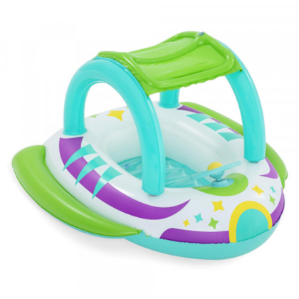 Bote Infantil Inflável Espaçonave Piscina Com Cobertura e Buzina 96500 BelFix-18d9f0c3-43c0-416e-a39d-794e36919a28