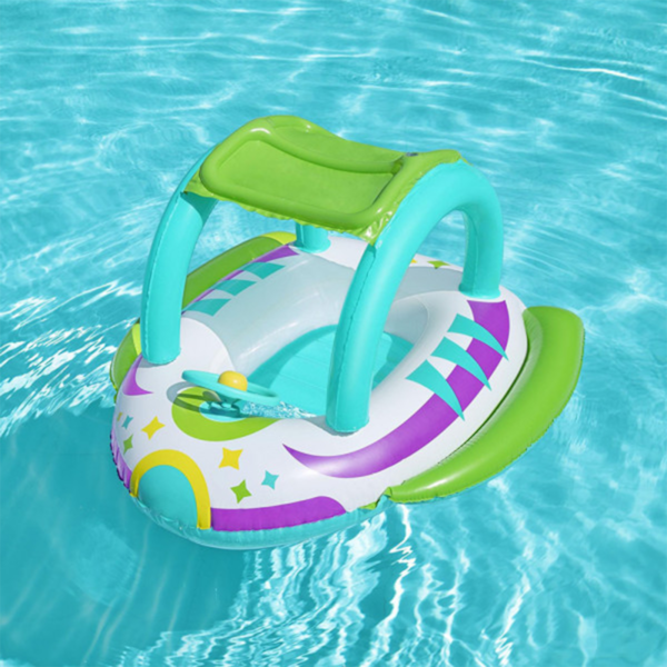 Bote Infantil Inflável Espaçonave Piscina Com Cobertura e Buzina 96500 BelFix-95f20aad-c8f9-4b36-93f6-6a97e6b3f92a