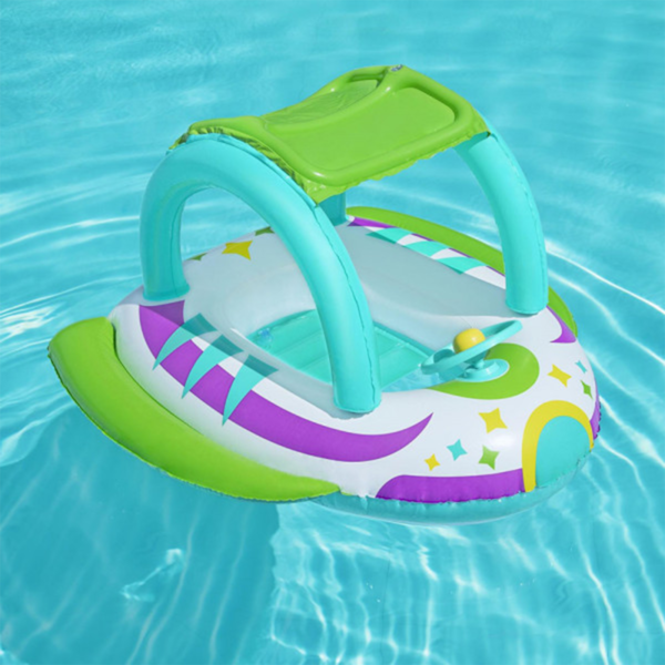 Bote Infantil Inflável Espaçonave Piscina Com Cobertura e Buzina 96500 BelFix-8a9f1295-13ec-4329-adeb-442527e88080