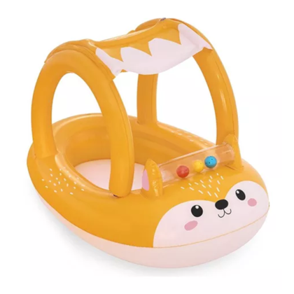 Bote Infantil Inflável Raposinha Piscina Com Cobertura 97000 BelFix-1a487825-2185-4c48-883c-419af951e3da