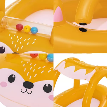 Bote Infantil Inflável Raposinha Piscina Com Cobertura 97000 BelFix-65035728-7f01-4cba-8467-bf09ee4e518c