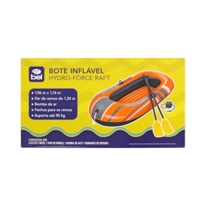Bote Inflável Hydro-Force Raft Com Remo + Bomba de Ar 599800 Bel Belfix-387bab83-1db8-4314-8870-5dc5bc7540d8