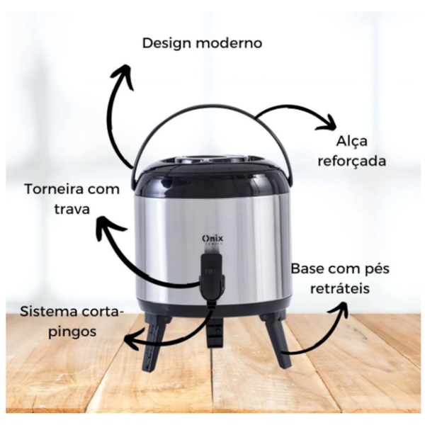Botijão Inox 5,5 L 1257 Paramount-459a72a2-6220-487a-b484-4074dea489fe