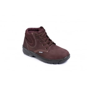 Botina de Amarrar Nobuck Eletro Café N38 C/BIco Plas CA50.255 Outdoor 5105338 Idol