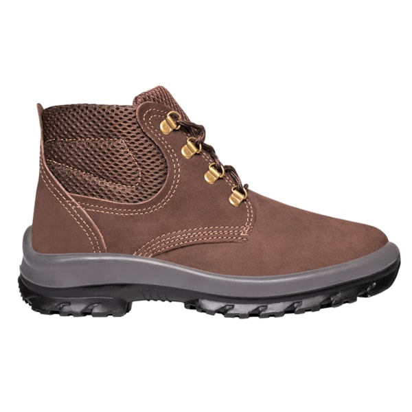 Botina de Amarrar Nobuck Sem Bico CA15080 Marrom Cartom-37c9c3aa-e0d5-40a8-bc9b-5127c88de495