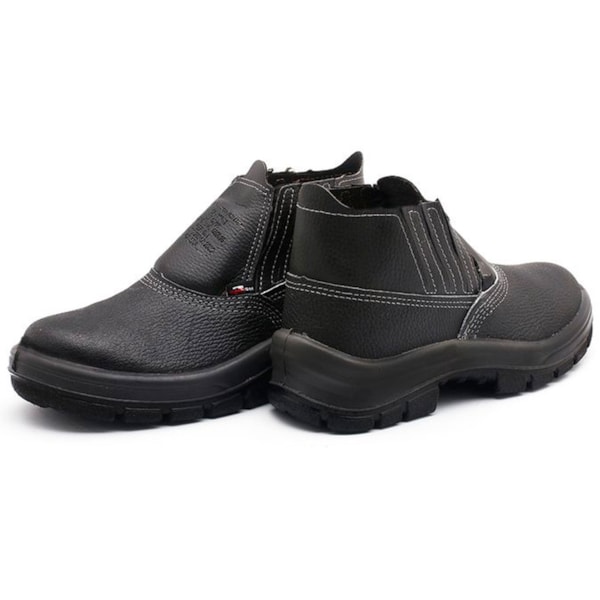 Botina de Elástico Com Bico De Aço Bidensidade Preto CA15079 Cartom-ea9e8165-3d46-43bb-a87b-74798247b135