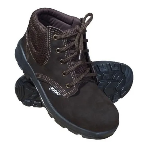 Botina Nobuck Eletro Café Com Bico Plástico Nº37 5105337 Idol-7e38c9d0-4219-489f-9575-167f04a07afd