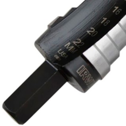 Broca Escalonada Para Chapas 4A22MM Irwin-39d85092-aa8f-4450-89ea-9f131017f2cf