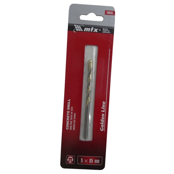 Broca Para Concreto Vídia 5,00MM X 85MM 708059 MTX-81f38681-6e7f-4b83-857e-9b8480e9931e